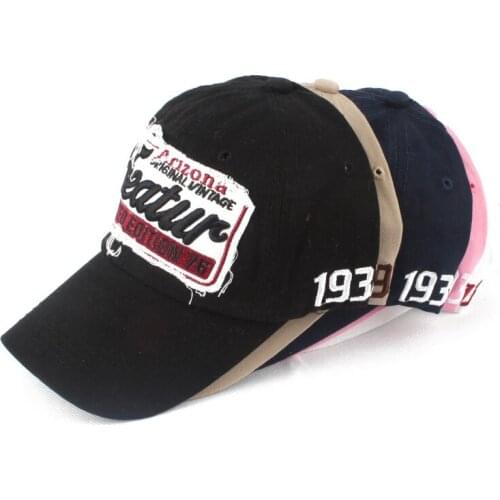 2019 New Women Baseball Caps Embroidery Cotton Dad Hat Trucker Cap Outdoor Sport Cap gorras Hip hop Snapback Hats for Men