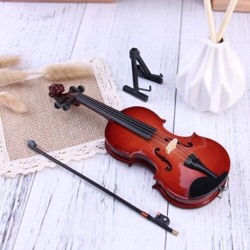 Gifts Violin Music Instrument Miniature Replica with Case