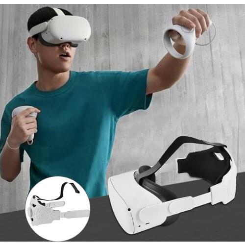 Adjustable Head Straps For Oculus Quest 2 Comfortable Headset VR Accessories Spaceman Weight Reduction Headband For Oculus