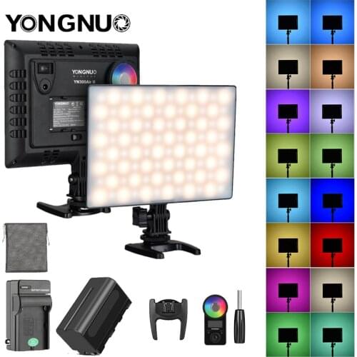 YONGNUO YN300 Air II Lamp Remote Photography Led Fill Light RGB Full-color Light Thin Camera Live Outdoor Shooting Soft Light