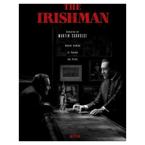 The Irishman Movie Art print Silk poster Home Wall Decor