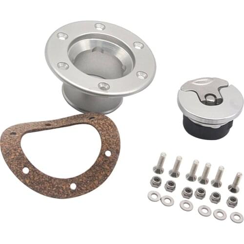 316 Stainless Steel Fuel Filler Neck Pop-Up Gas Cap, Marine 1.37'' Keyless Cap