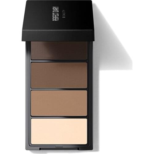 TT PERFECT DIARY Four-Color Eyebrow Powder Waterproof Sweat-Proof Natural Discoloration Resistant Long-Lasting Eyebrow Pencil