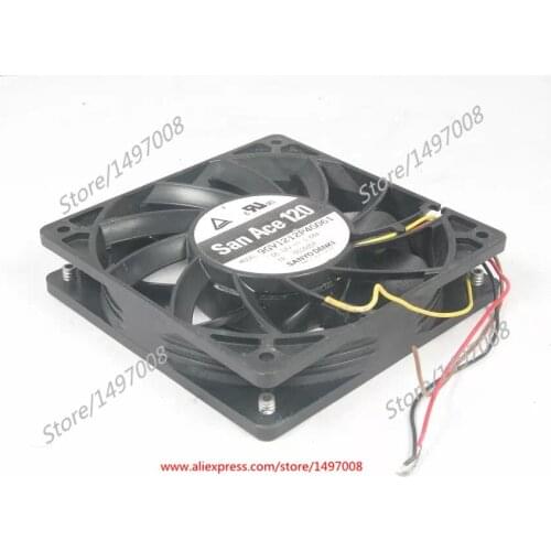 SANYO DENKI 9GV1212P4G061 DC 12V 1.68A 120x120x25mm Server Cooling Fan