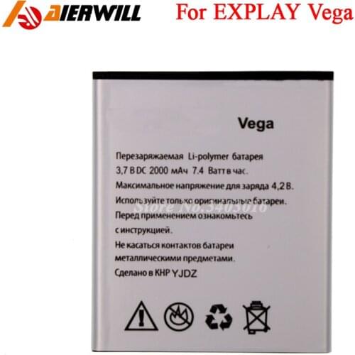 For Explay Vega Battery High Quality Mobile phone Accumulator 2000mAh