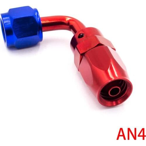 High Performance Fitting AN04 Aluminum Fittings 90 Degree Oil/Fuel/Swivel hose fittings Swivel Hose End Fitting TT100351