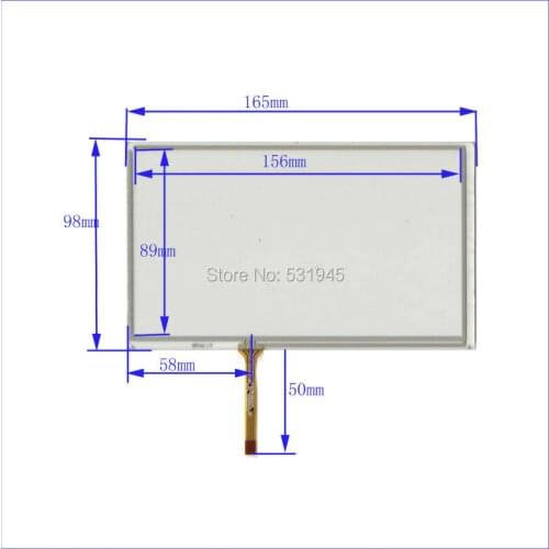ZhiYuSun HLD-TP-1166 New 7 Inch XWT346 Touch Screen for 7 GPS the GLASS is for tble compatible for gps touch