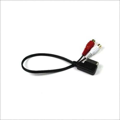 Car RCA Adapter Connector AMI Interface For Audi A1/A3/A4/A5/A6/A8 Auto Audio Media Cable Data Wire
