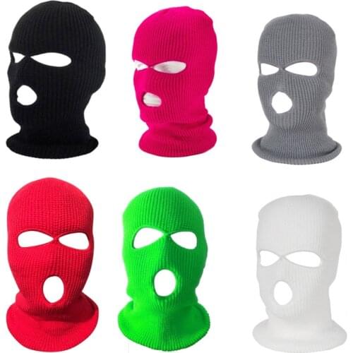 Balaclava Halloween Mask Hat Caps For Party Motorcycle Bicycle Cycling Unisex Keep Warm Sports Beanies Knitted Hat