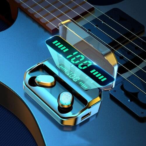 Wireless Bluetooth 5.0 headphones for Android and IOS smartphones waterproof HiFi stereo headphones 2200mAh sports headphones