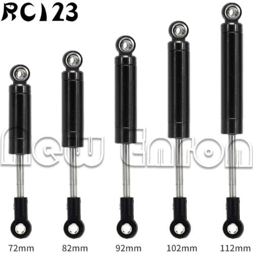 Black Aluminum 72-112MM Int Shock Absorber Damper 1:10 RC Car Tamiya Kyosho Axial HPI Crawlers Car Trucks CC01 SCX10