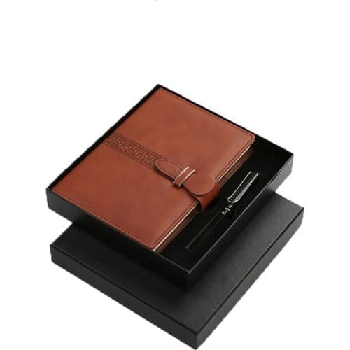 Business Companion Gift Notebook Gift Suit Retro Thickened Line Notebook