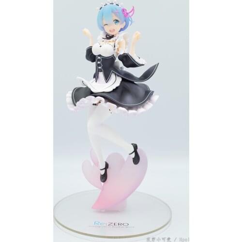 24CM Re: Life a Different World from Zero Rem Cat ear ver PVC Action Figure Japanese Anime Figure Model Toys Doll Gift