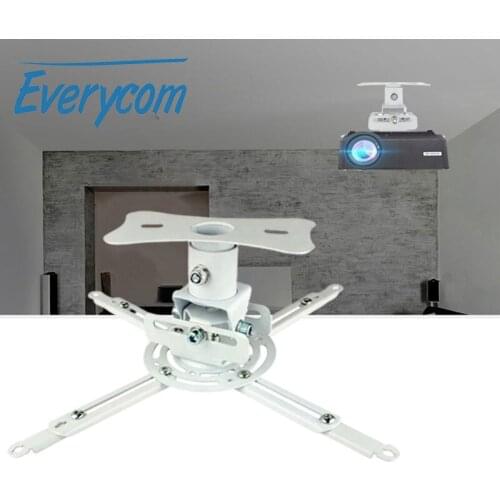 Everycom 360 Degree Rotating Ceiling mount for LCD LED DLP Projector Wall Bracket Mount hold Projector accessories