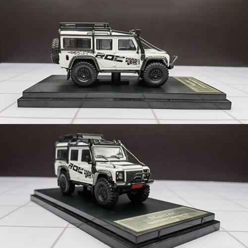 Diecast 1:64 Scale Defender 110 Classic Alloy Car Model Collectible Decoration Display Gifts Kids Toys Boys