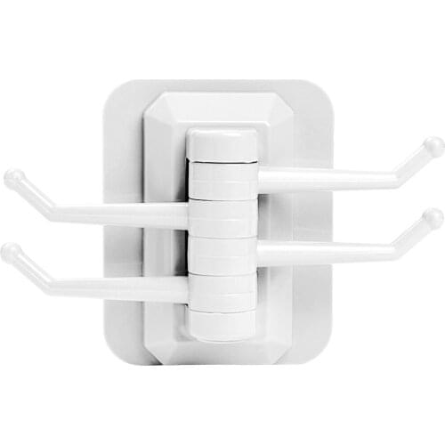 4 Home Bathroom Towel Hooks Plastic Door Hangers Self Adhesive Wall Hangers Racks Keys Hanger Wall Organizer Home Decor Holder