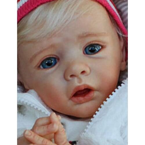 NPK 20inch Reborn Doll Kit Ella Rare Limited Sold out Edition Lifelike Soft Touch with Body and eyes