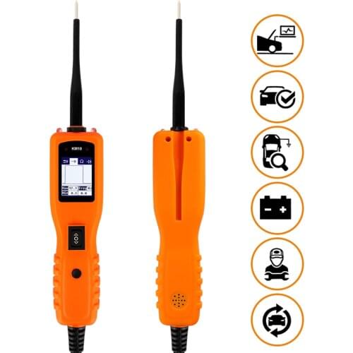 KZYEE KM10 Powerscan Circuit Diagnostic Tester Open Circuit Reader Voltage Current Tester PK PS100 OS2600 YD208 PT150 Power Tool