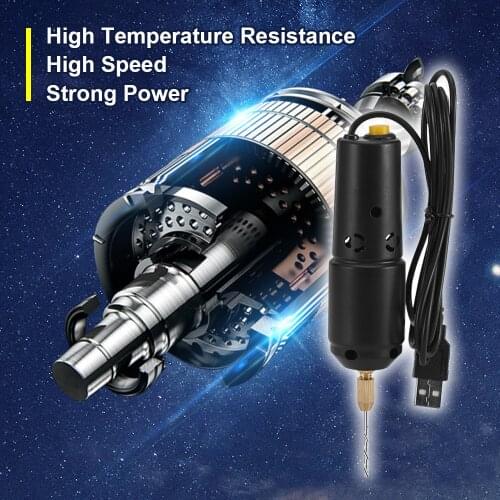 Drill Set Resin Electric Mini Drill with 10pcs Drills Bits 100pcs Screw Eye Pin 40pcs Key Rings for Jewelry DIY Aluminum Product