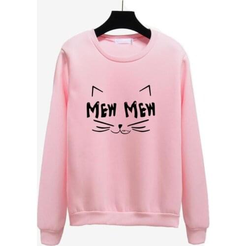 New Autumn Winter Sweatshirt Women Cartoon Printed Harajuku Students Lady Yellow Long-sleeved Pullover Tops