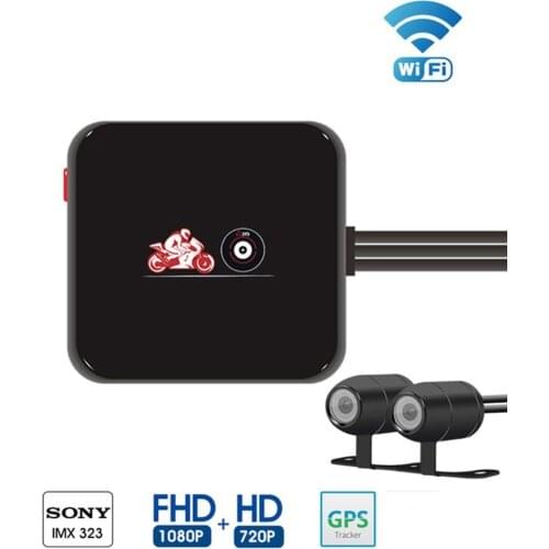 Original M6L Wifi car black box dual lens full hd 10800P motorcycle dvr camera, car camera support GPS and G-sensor
