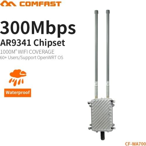 COMFAST Outdoor wifi router for WIFI coverage project 300mbps wireless AP 2.4Ghz rainproof out door access point CF-WA700