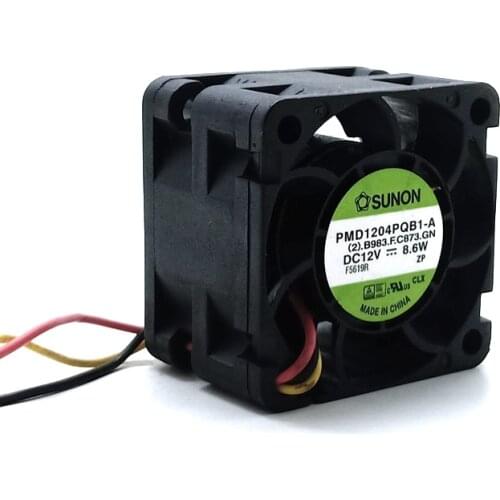 PMD1204PQB1-A 4028 40mm 4cm DC 12V 8.6W High Speed CFM Air Flow ,for Server Inverter Cooling Fan