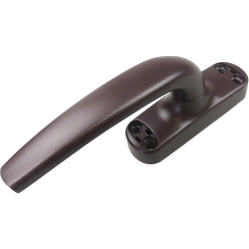 Free Shipping Zinc Alloy Window Drive Knob Lock Plastic Steel Latch Door Handle Furniture Hardware Part Pull Bolt