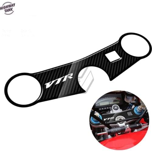 3D Carbon-look Upper Triple Yoke Defender Case for Honda VTR SP1 / SP2 Up To 2001
