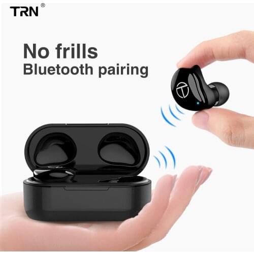 Newest TRN T200 TWS 1BA+1DD Hybrid Drivers V5.0 Bluetooth Headset Portable Sport Earphone Earbuds QCC3020 Chip Aptx/AAC/SBC IPX5