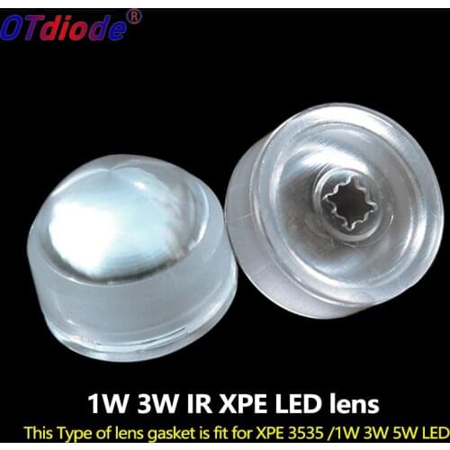 10PCS 21.78mm IR LED Lens CREE XPE2XPG2 XML5050 XHP50/70 7070 1W 3W 5W 3030 3535 LED Lens Optical Epistar Semileds for spotlight