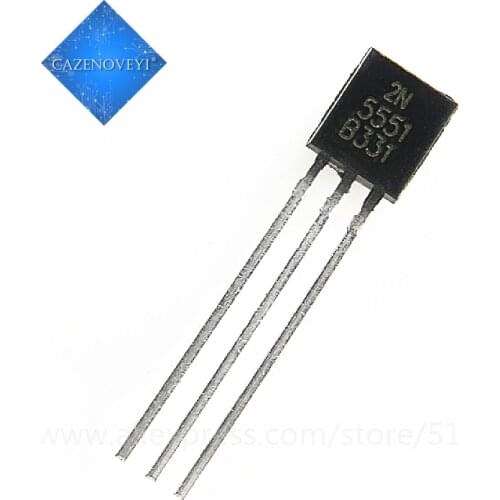 100pcs/lot 2N5551 5551 TO-92 In Stock