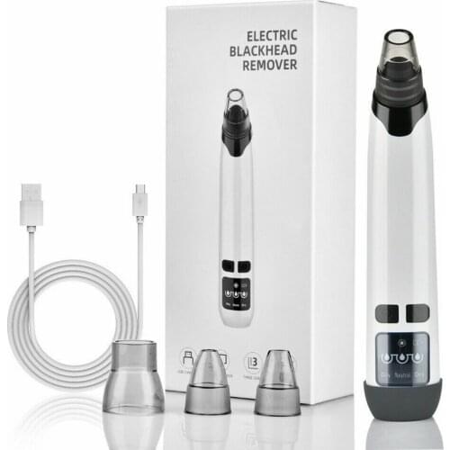 4-head Heating Electric Blackhead Suction Device Pore Cleaning Artifact Real-time Monitoring Vacuum Technology