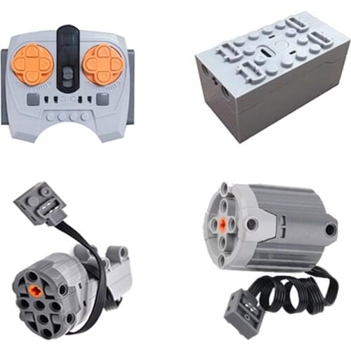 4Pcs APP Dual Remote Control Upgrade Kit Motor Set Brain-Training Toy For Children Kids Adults Educational Toys Birthday Gift