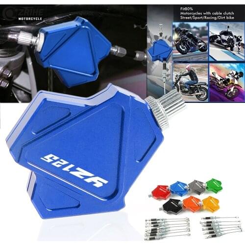 CNC Aluminum Stunt Clutch Pull Cable Lever Replacement Easy System For Yamaha YZ125 YZ 125 1989-1995 2001 2002 2003 2004-2019