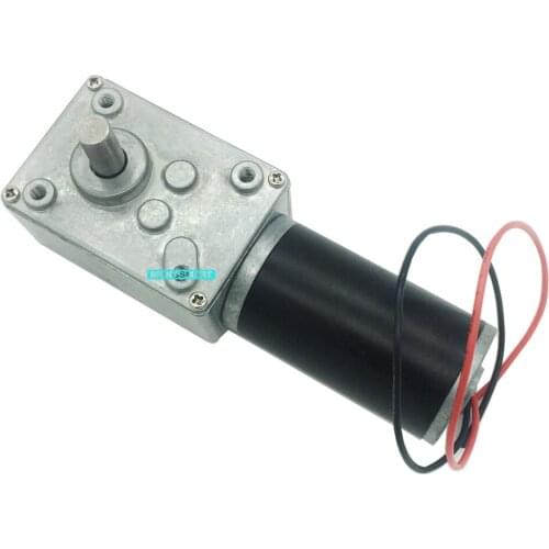 Bringsmart A58SW31ZY DC Worm Gear Motor 12V 24V DC Motor High Torque Mini Self-lock Gearbox Motor Reductor Reversed DIY Robot