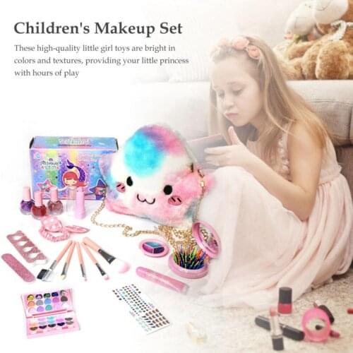 Kids Makeup Set Toy Pretend Play Girls Princess Simulation Dressing Beauty Toys Birthday Christmas Xmas Party Gifts With Box