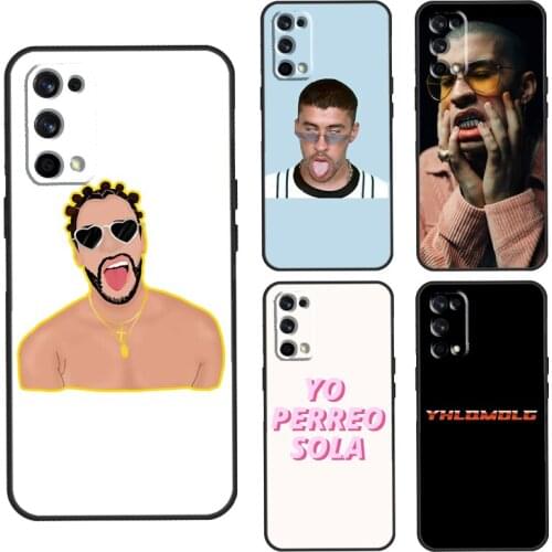 Yo Perreo Sola Bad Bunny For OnePlus 9 Pro 8 7T 8T Nord Phone Case For Realme 8 Pro 6 7 Q3 Pro 7i C3 C15 C21 GT