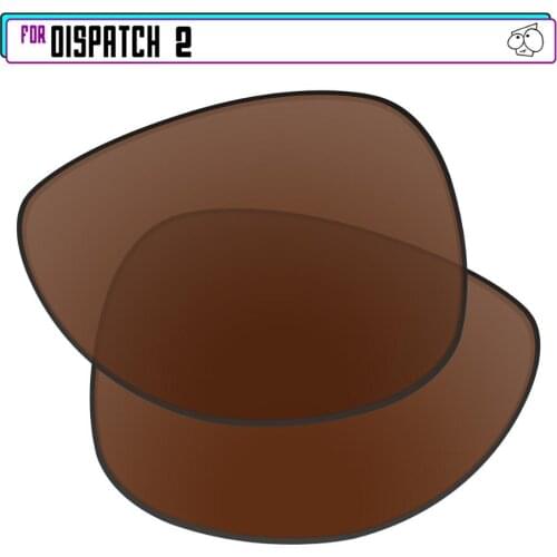 EZReplace Replacement Lenses for - Oakley Dispatch 2 Sunglasses - Brown