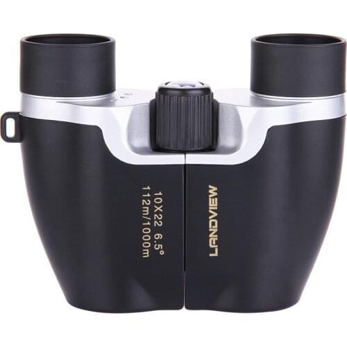 High Times 10X22 HD All-optical Green Film Waterproof Binoculars Telescope for Tourism Binoculars Pocket Gifts Telescope