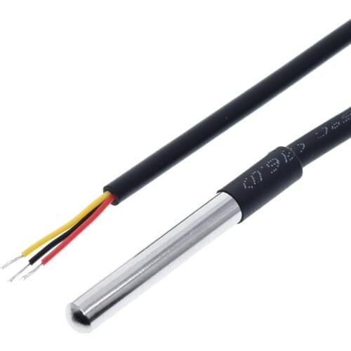 KinCony DS1820 Stainless steel package Waterproof 1 2 3 Meter DS18b20 temperature probe temperature sensor 18B20