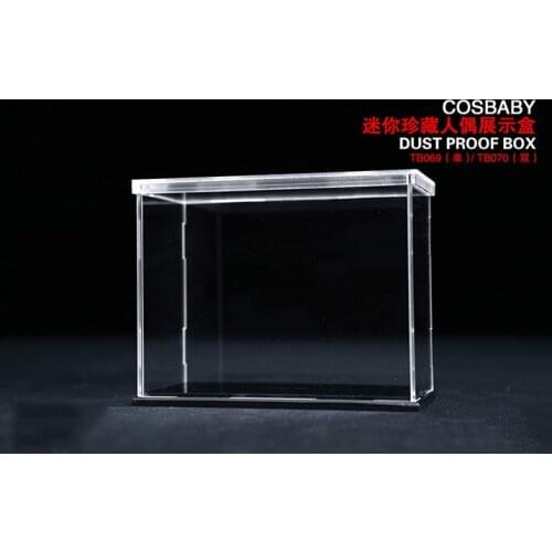 Display Box Dust-proof Box Fully Enclosed Stack Accessory Collectible Mini Figure Scene Accessories Fit COSBABY Doll