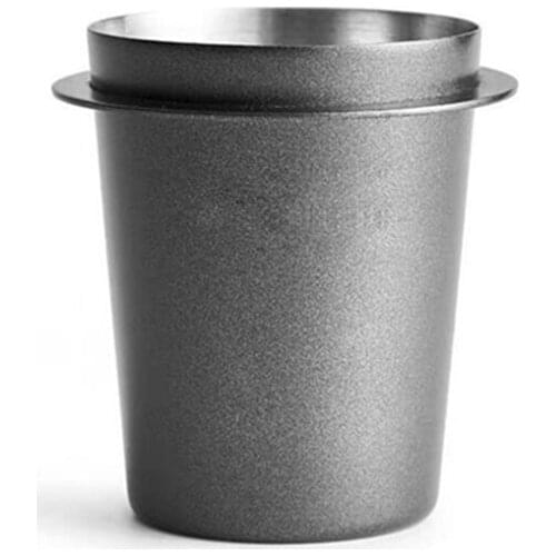 Stainless Steel Dosing Cup Coffee Sniffing Mug Powder Feeder for Espresso Machine Portafilter Coffee Tamper