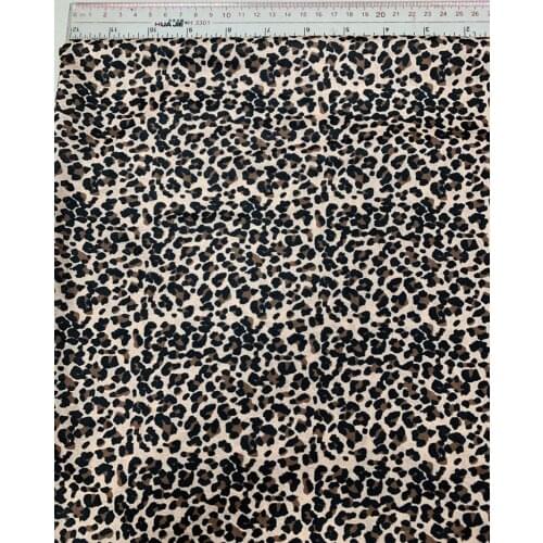 Small Leopard Printed Diy Handmade Patchwork Cloth Manual Lesson Materials Hair Accessories