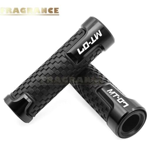 Motorbike CNC+Alu Racing Handlebar Grips For Yamaha MT-07 MT07 MT 07 FZ 2014-2018 2015 2016 2017