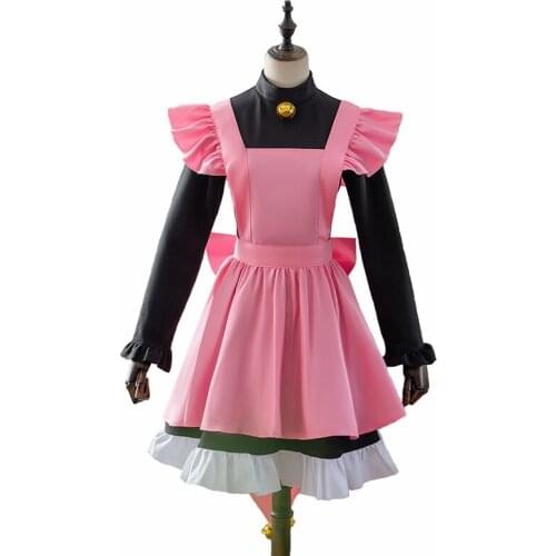 New Cardcaptor Sakura Kinomoto Cosplay Costume Maid Dress Cat Cosplay Outfit Anime Costumes Halloween Party Costumes for Women