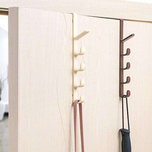 New Multi-purpose Five-segment Hooks Storage Household Hook Rack Organizer Clothes Coat Hat Bag Hanger Holder Hot Sale 2020
