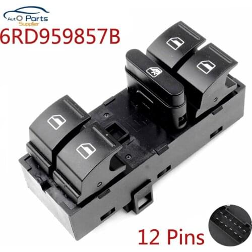 New For Volkswagen POLO 2011-2013 Car accessories 12-pins Power Window Control Switch 6RD959857B 6RD959857