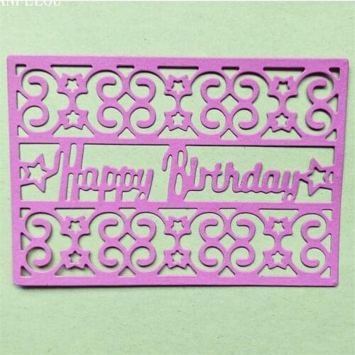 PANFELOU Easter happy borthday Scrapbooking DIY album cards paper die metal craft stencils punch cuts dies cutting