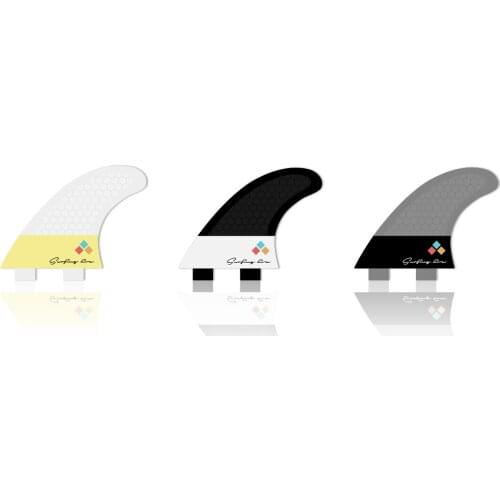 Surfboard fins New design no stock surf fins canbe custom made Size S/M/L/UK2.1 Double Tabs fins in surfing